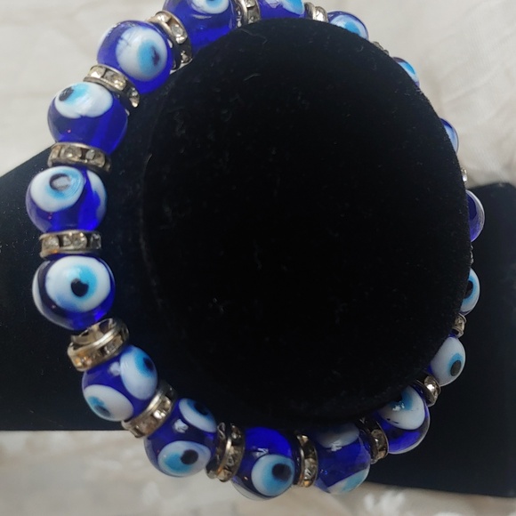 Turkish Nazar Evil Eye Beaded Bracelet - Picture 8 of 9